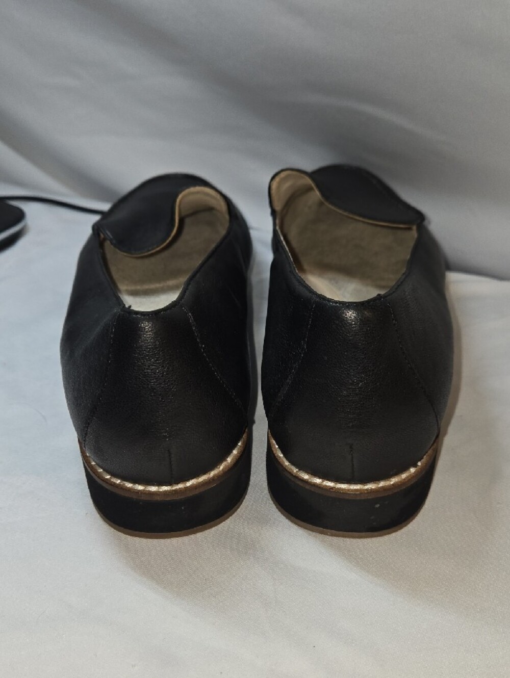 Cole Haan Black Leather Women’s Slip-On Loafers - Picture 4 of 8